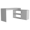 L-Shaped Desk Desti, Office, White