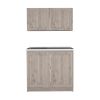 Cabinet Set Zeus, Garage, Light Gray