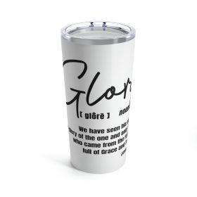 Insulated Tumbler 20oz Glory Christian Inspiration Black