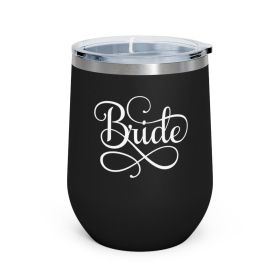 Insulated Tumbler - 12oz, Bride Accessories, Wedding