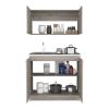 Cabinet Set Zeus, Garage, Light Gray