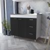 Utility Sink Kisco, Kitchen, White / Black