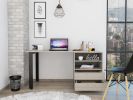 120 Writing Desk Cusco, Office, Light Gray