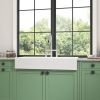 Inch White Farmhouse Sink Deep Apron Sink Undermount Farmhouse Kitchen Sink Single Farm Sink