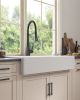 Inch White Farmhouse Sink Deep Apron Sink Undermount Farmhouse Kitchen Sink Single Farm Sink